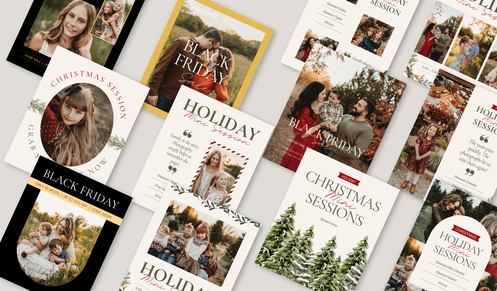 Holiday Canva Marketing Bundle with Welcome Guide