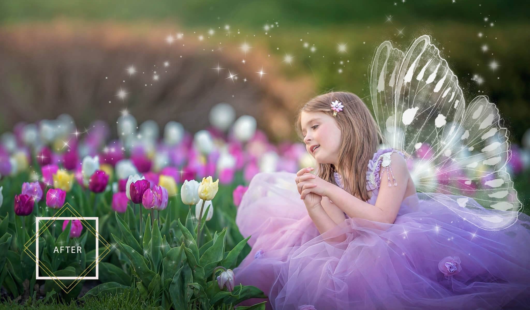 Photoshop Fairy Wing Overlays