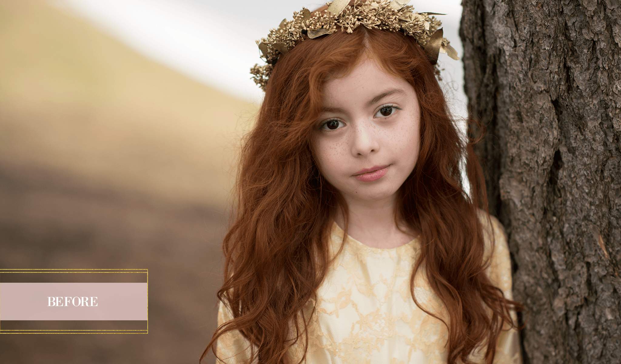 Photoshop Black and White Workflow (before image) - Pretty Actions