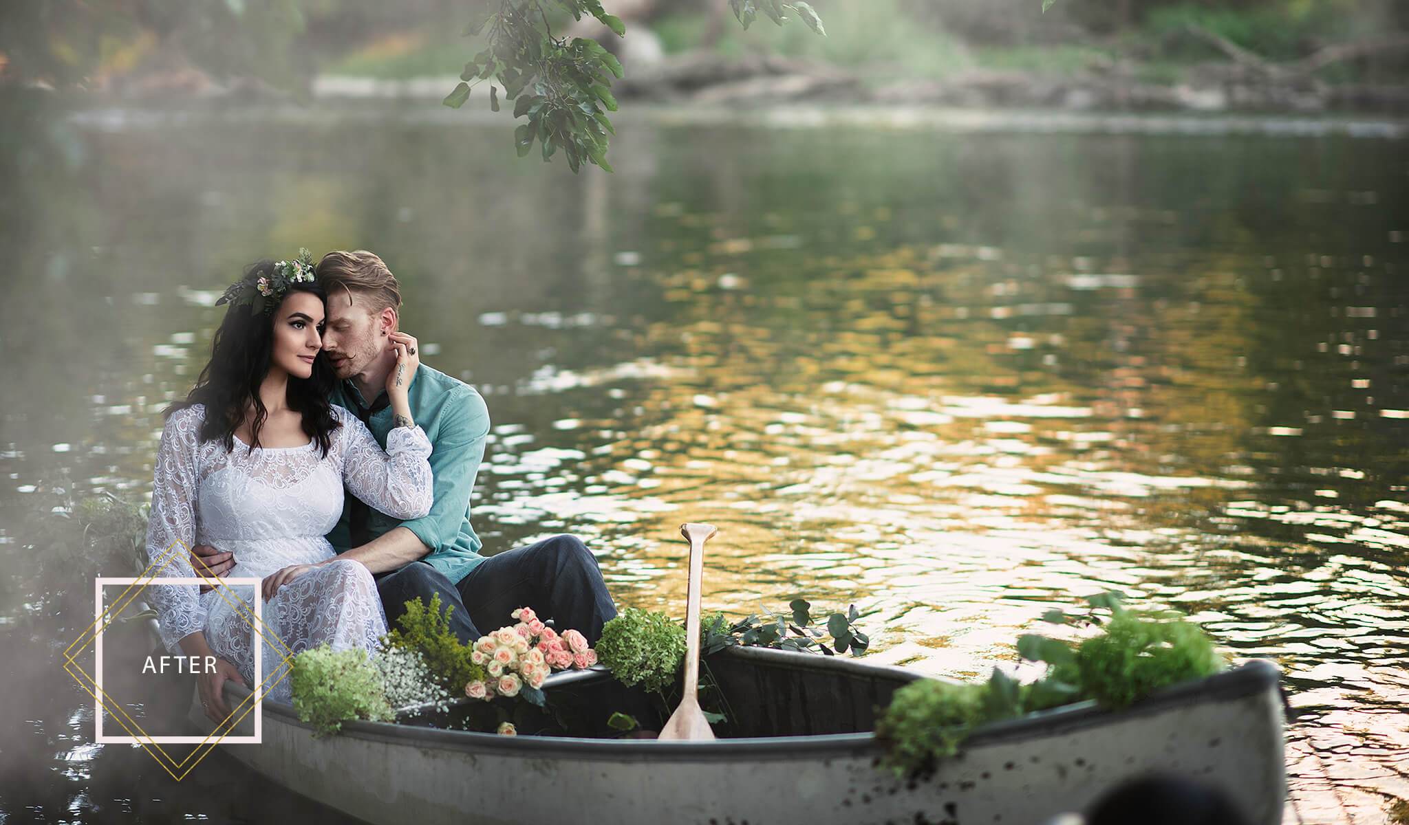 Fog and Rain Photoshop Overlays from Pretty Actions