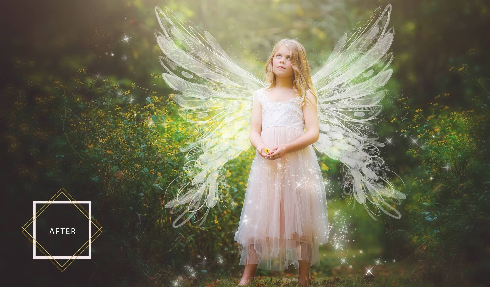 Adding Fairy Wings in Photoshop