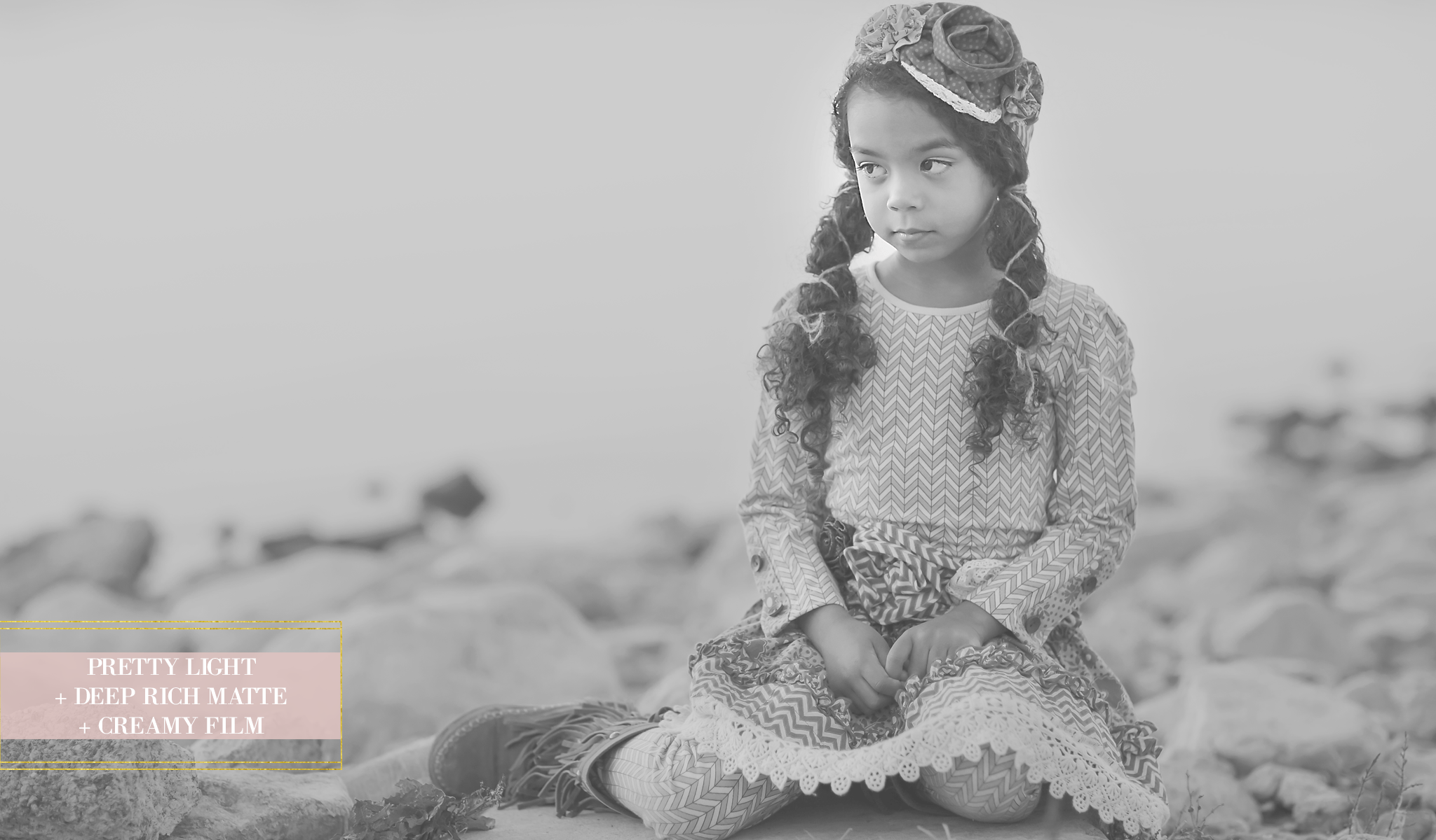 Photoshop Black and White Workflow - Pretty Actions