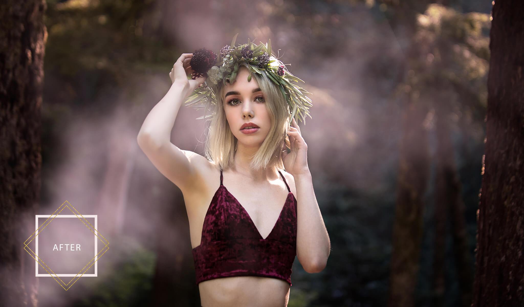 Fog and Rain Photoshop Overlays from Pretty Actions