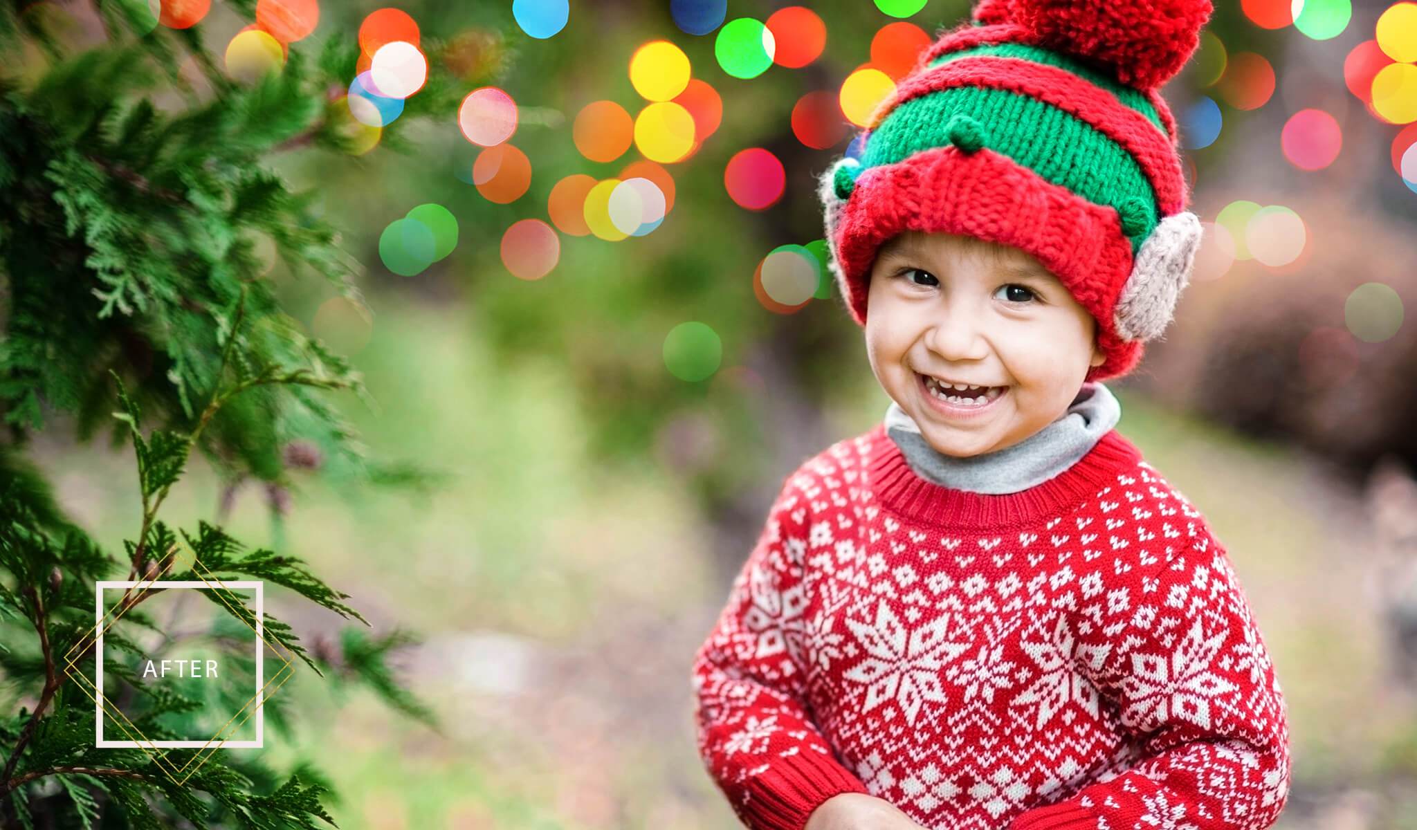 Holiday Bokeh + Holiday Magic Bundle for Photoshop