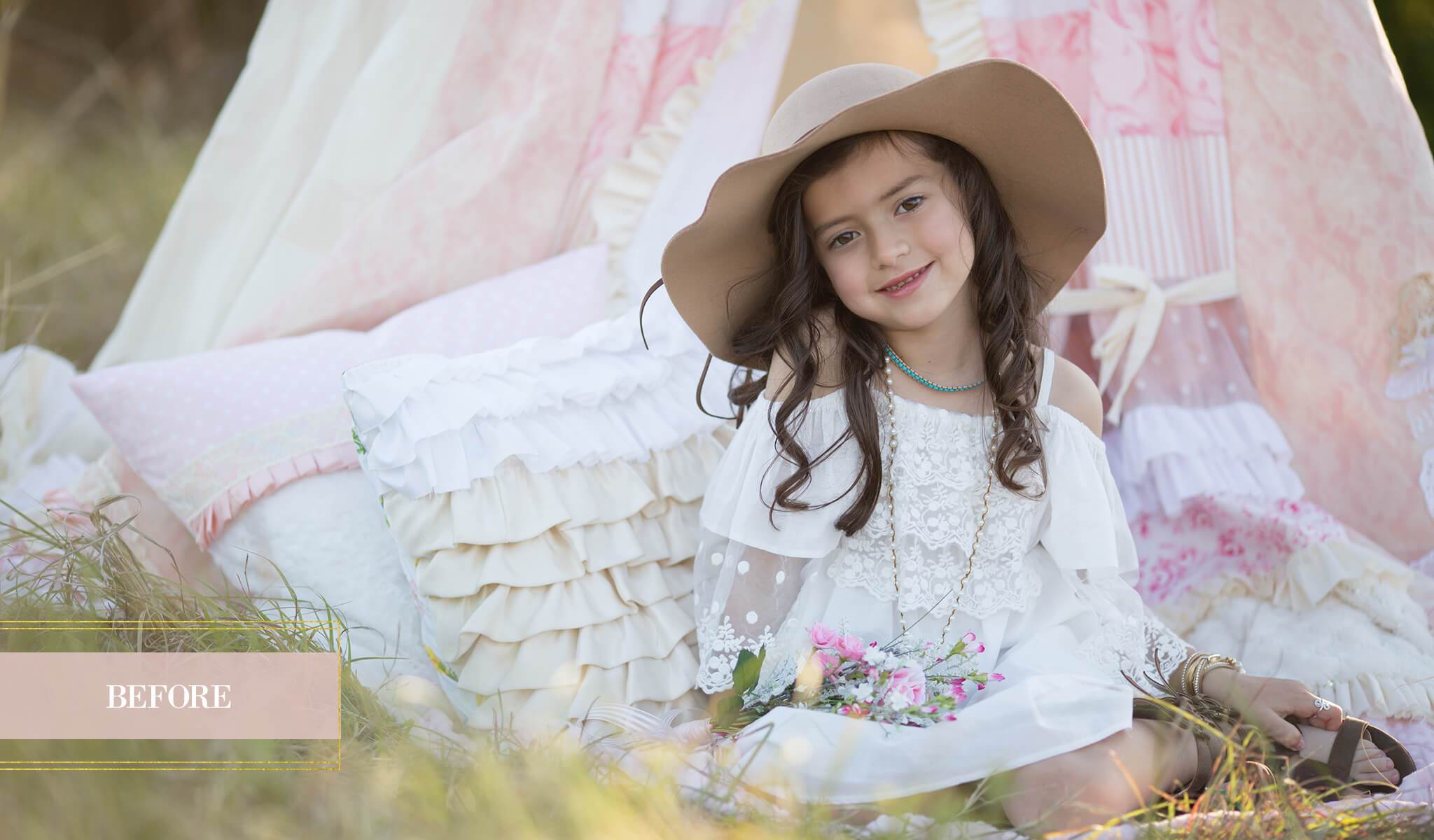 Photo Before Adding Pastel Dreams Photoshop Actions from Pretty Actions