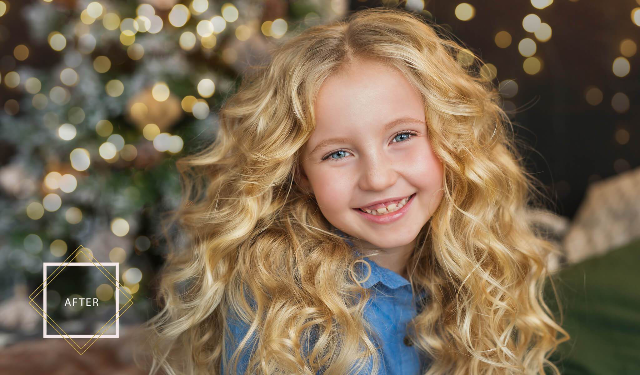 Holiday Bokeh Overlays & Actions Collection for Photoshop