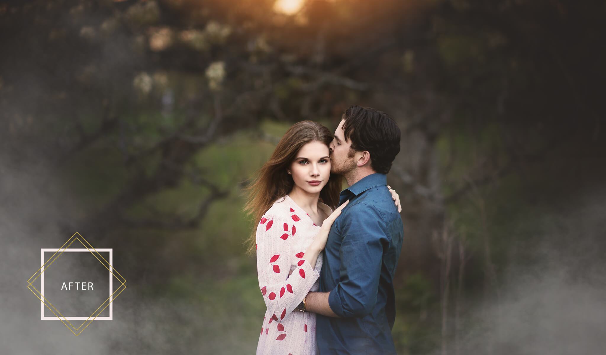 Fog and Rain Photoshop Overlays from Pretty Actions