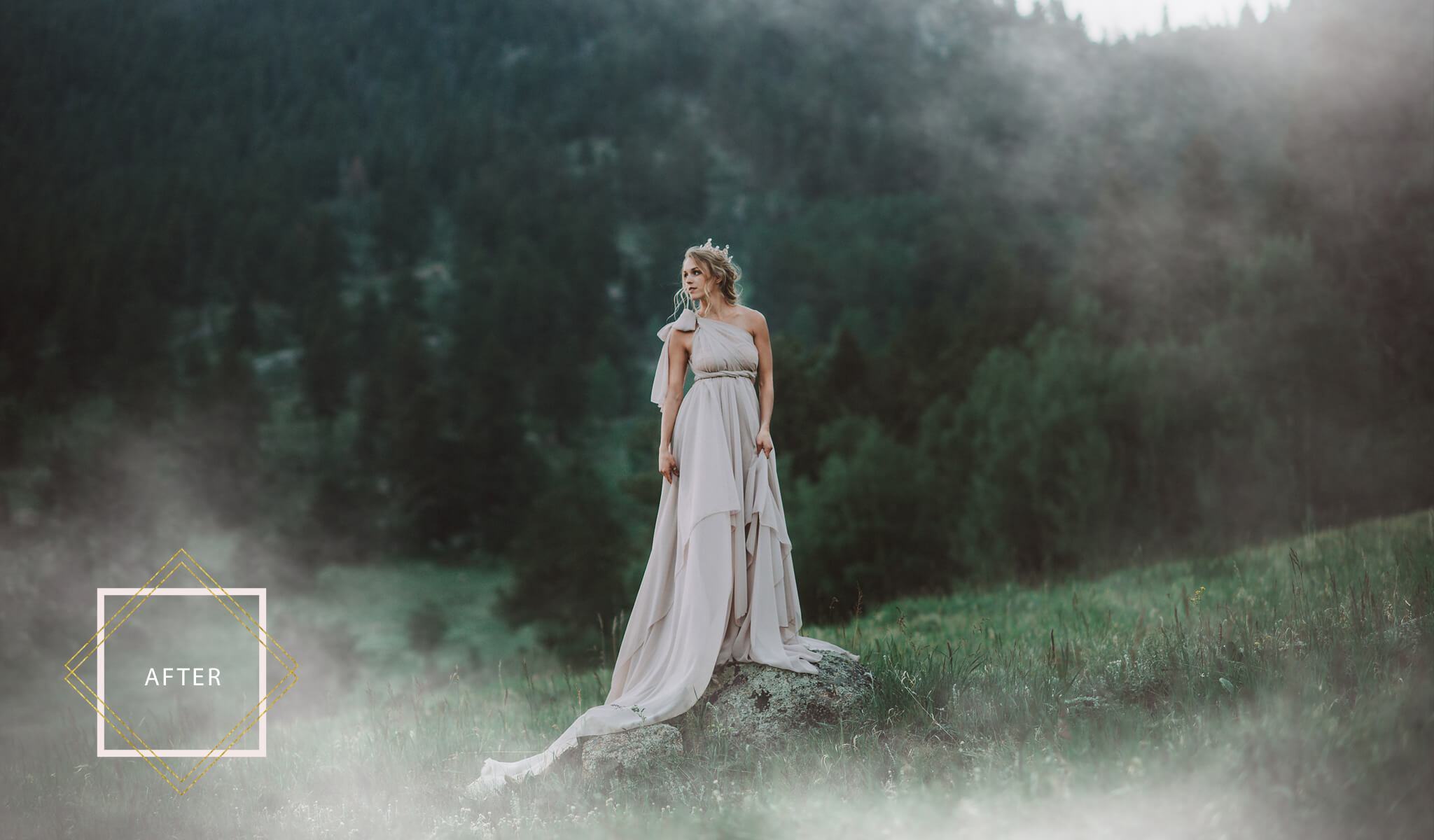 Fog and Rain Photoshop Overlays from Pretty Actions