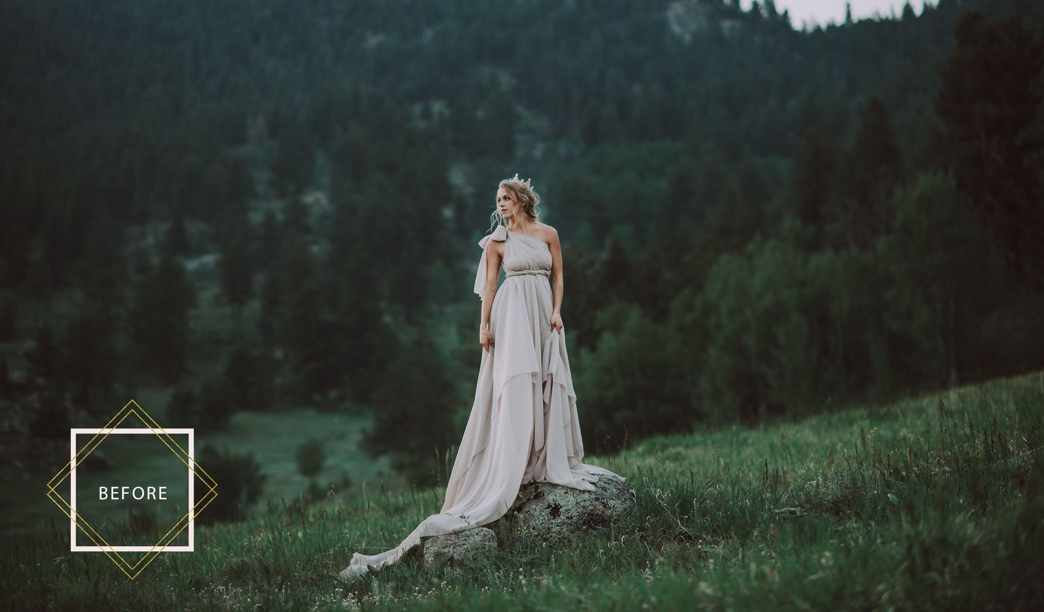 Before Fog and Rain Photoshop Overlays from Pretty Actions