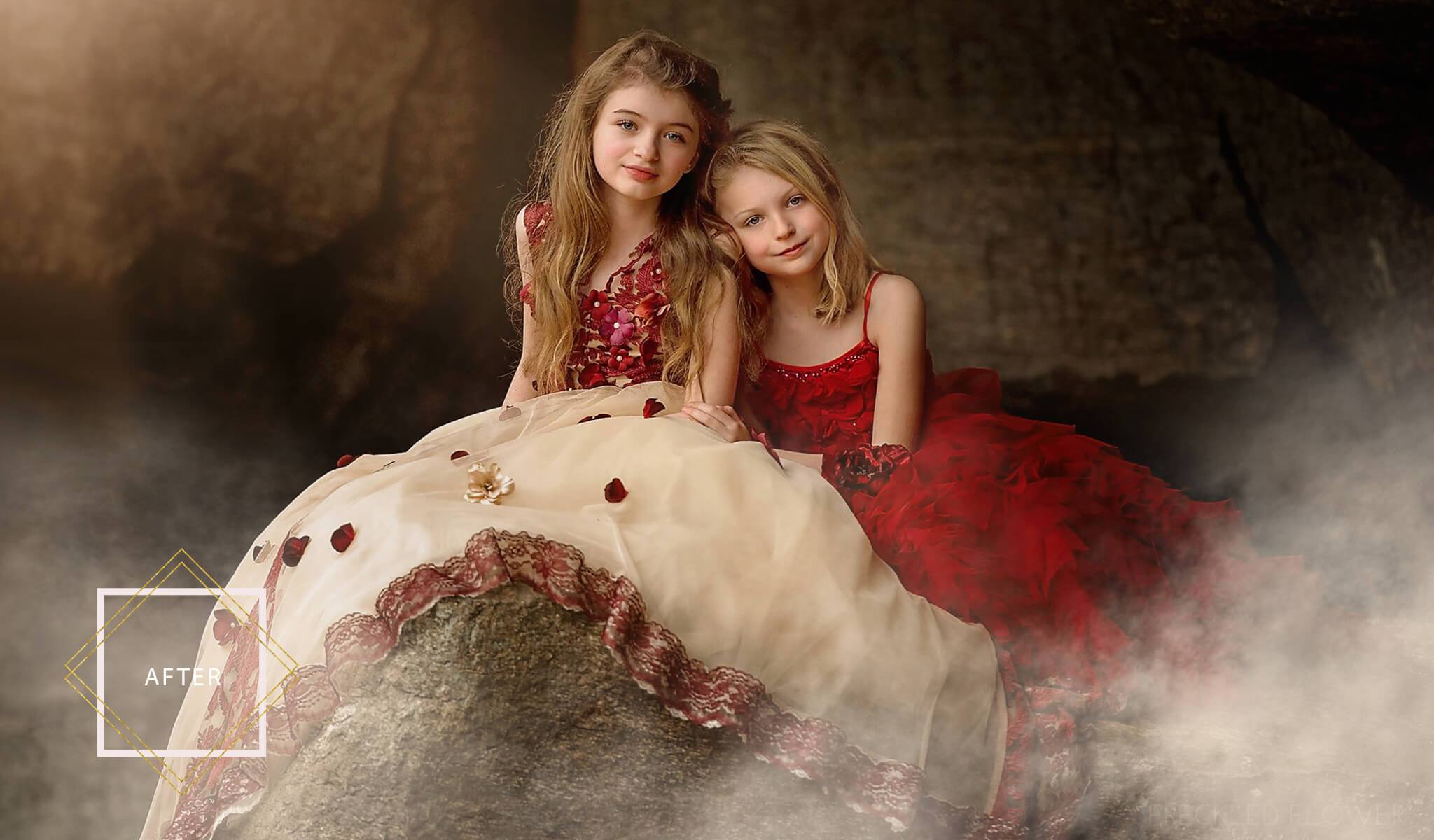 Fog and Rain Photoshop Overlays from Pretty Actions