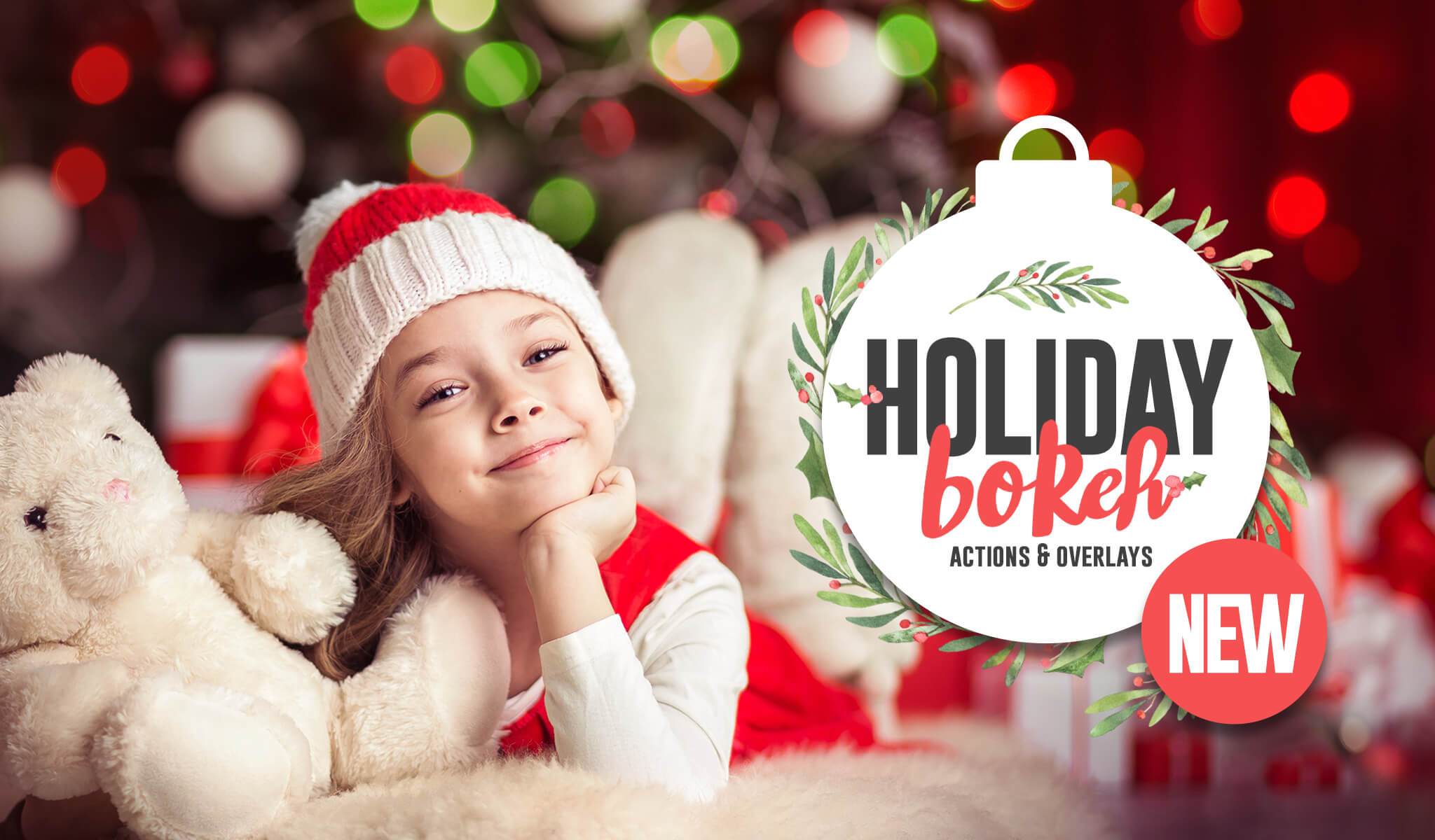 Holiday Bokeh + Holiday Magic Bundle for Photoshop
