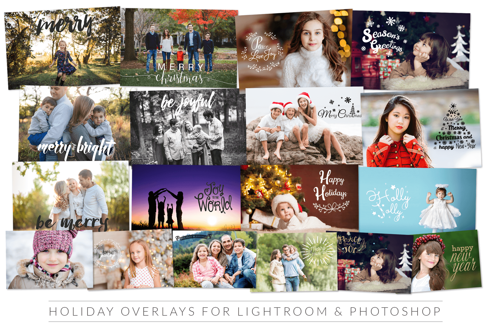 22 Holiday Overlays for Lightroom & LR Presets