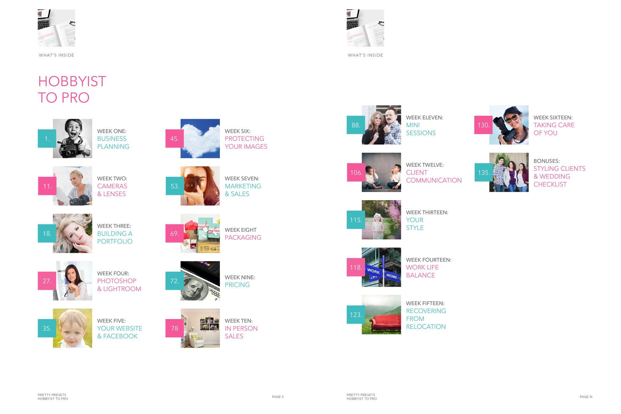Hobbyist to Pro: A 16 Week Course To Help You Build Your Business - Pretty Lightroom Presets