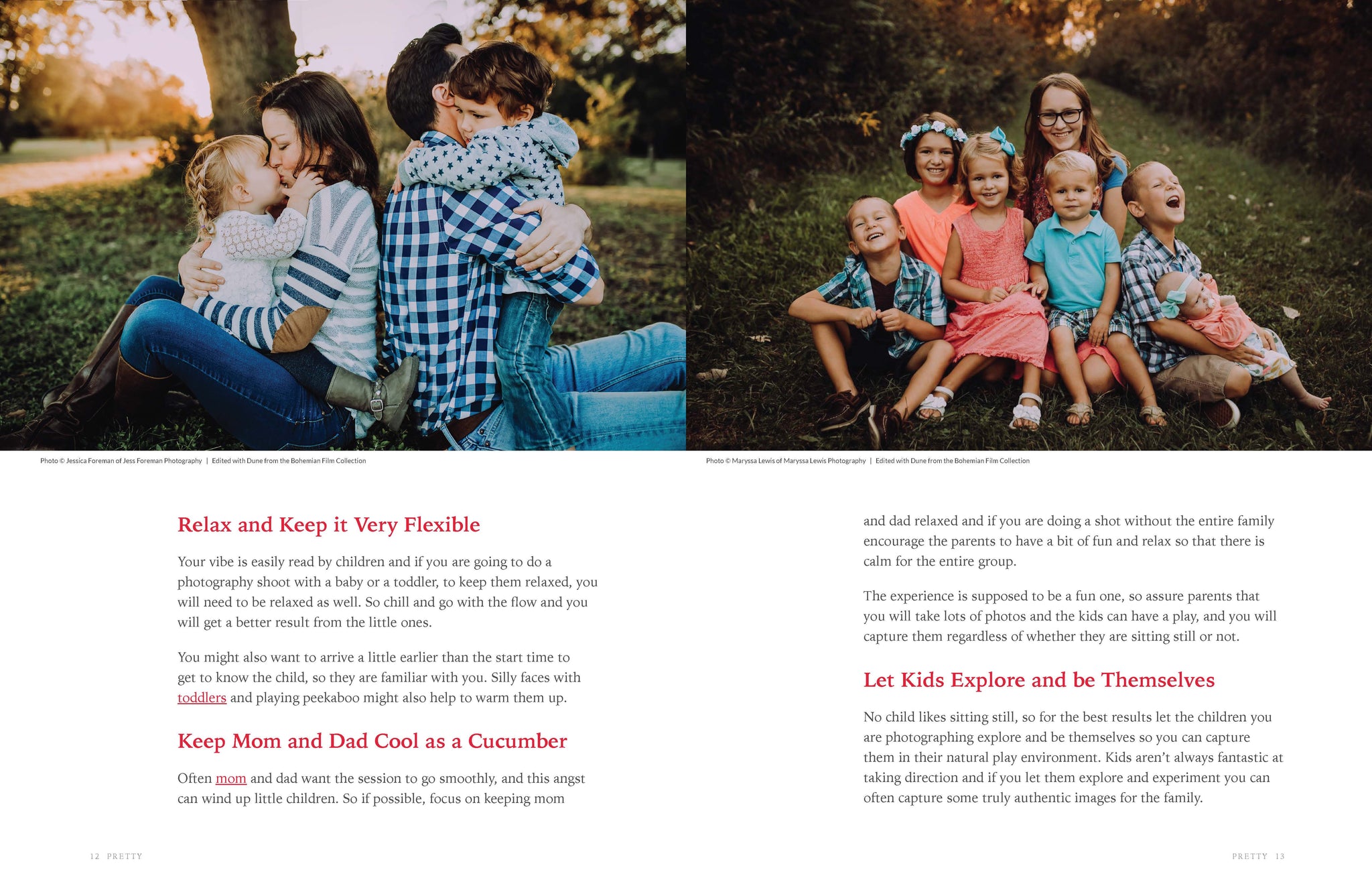Family Photo Session Guide + BONUS Checklist - Pretty Lightroom Presets