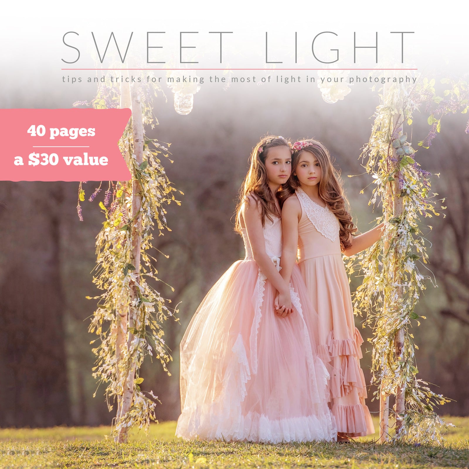 Sweet Light Mini Resource eGuide + Lighting Cheat Sheets - Pretty Lightroom Presets