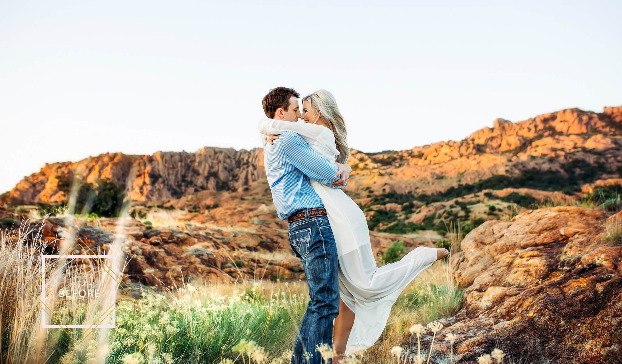 "Painted Skies" Sunset Sky Overlays + NEW Magic Replace Actions