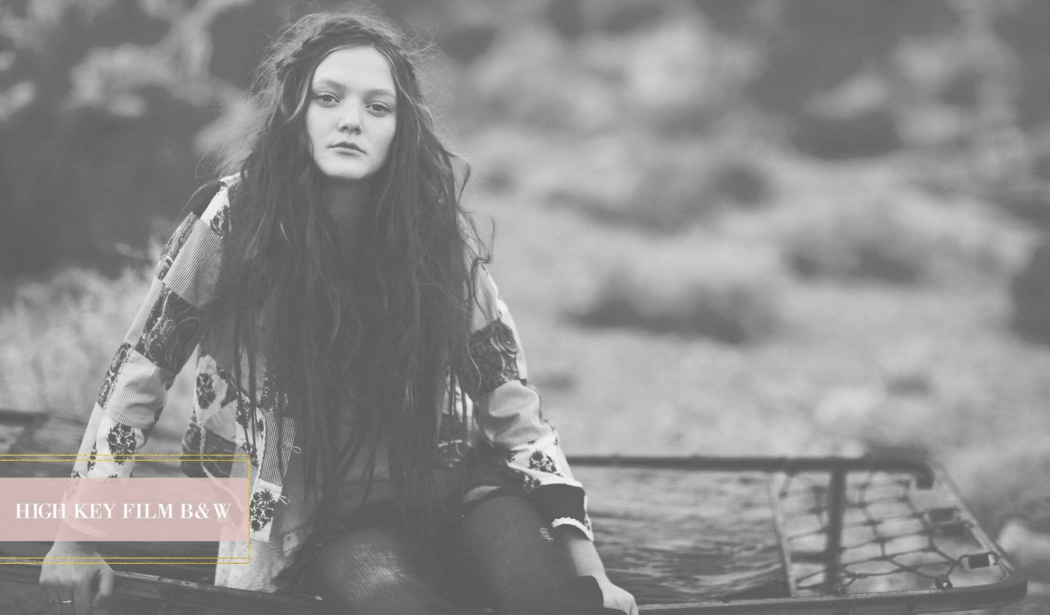 Film Photoshop Actions (High Key Film B&W) - Pretty Actions