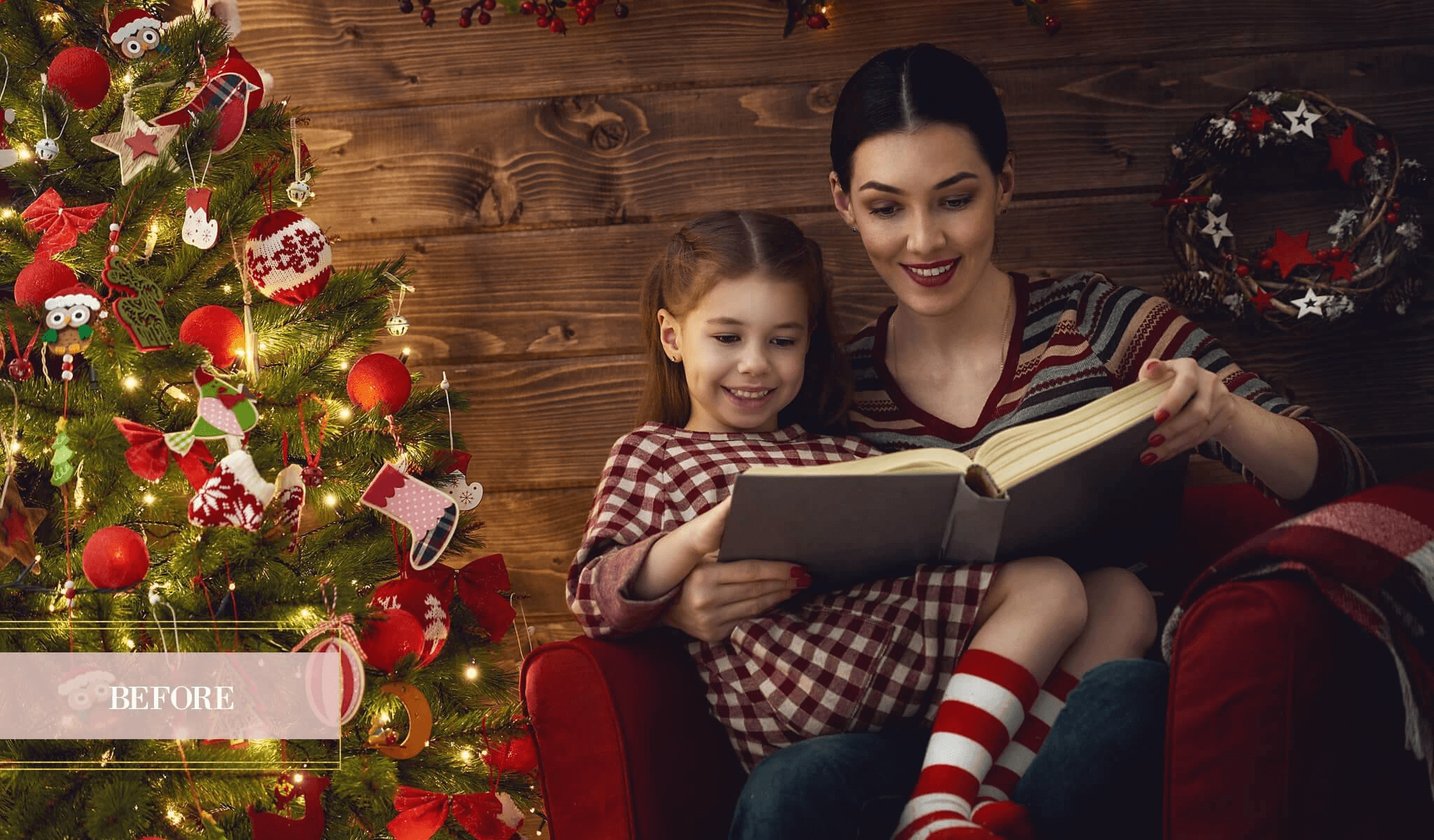 Holiday Bokeh + Holiday Magic Bundle for Photoshop