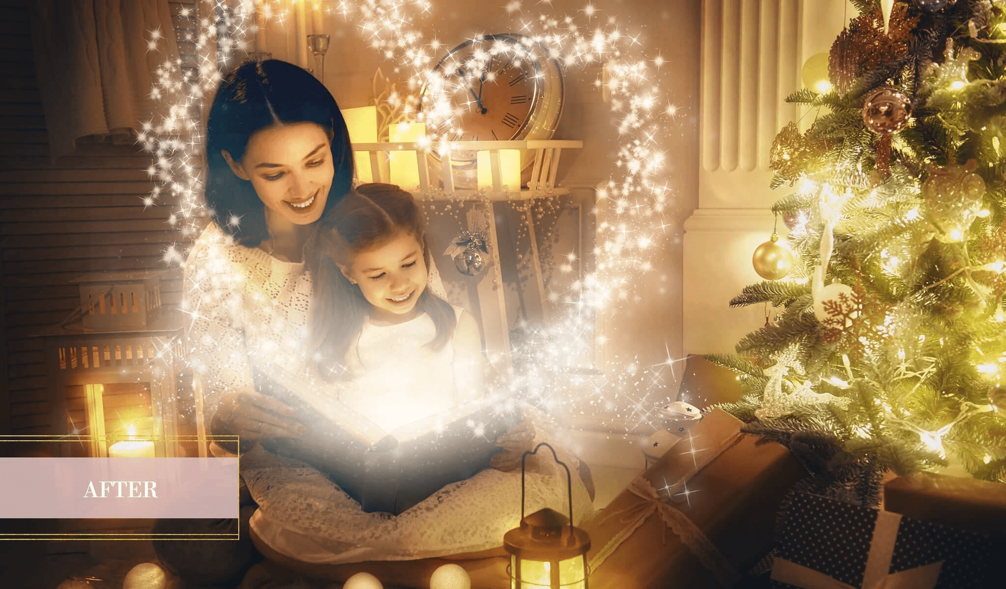 Holiday Bokeh + Holiday Magic Bundle for Photoshop