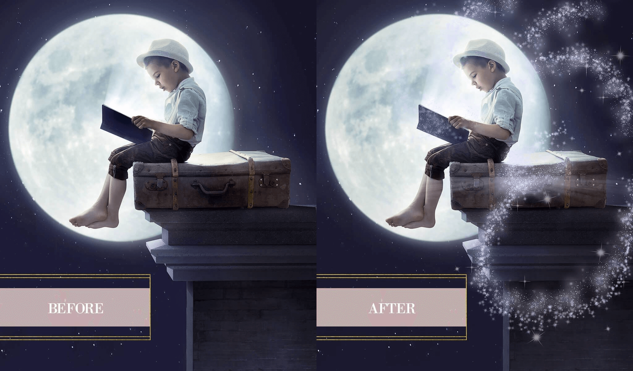 Holiday Bokeh + Holiday Magic Bundle for Photoshop